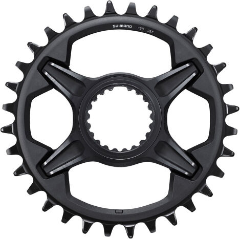 Shimano XT M8100 / M8130 Single Chainring - 12 Speed - Black / 32 / Direct Mount / 12 Speed