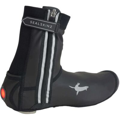 Sealskinz XLarge All Weather LED Cycle Overshoe - Black Sealskinz XLarge All Weather LED Cycle Overshoe - Black