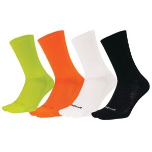 Defeet Aireator 6" D-Logo Socks - White / XLarge Defeet Aireator 6" D-Logo Socks - White / XLarge