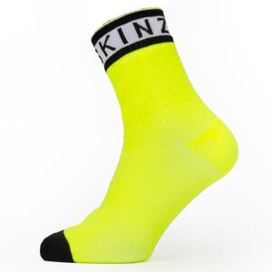 Sealskinz Mautby Waterproof Warm Weather Ankle Length Sock with Hydrostop - 2023 - Neon Yellow / Black / White / Small Sealskinz Mautby Waterproof Warm Weather Ankle Length Sock with Hydrostop - 2023 - Neon Yellow / Black / White / Small
