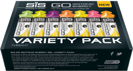 Science in Sport SIS Go Isotonic Gel Variety Pack - 7 x 60ml