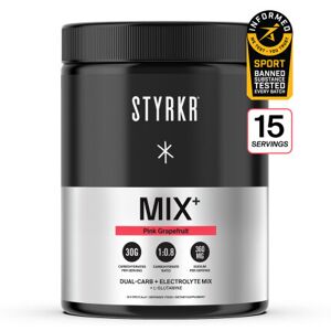 Styrkr MIX+ Dual Carb & Electrolyte Mix - 15 Servings - Pink Grapefruit / 555g Styrkr MIX+ Dual Carb & Electrolyte Mix - 15 Servings - Pink Grapefruit / 555g