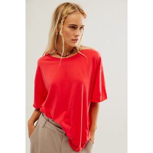 We The Free Nina Tee at Free People in Rusted Red, Size: XS - female