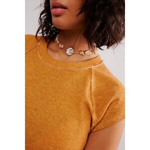 We The Free Riley Tee at Free People in Amber Gold, Size: XS - female