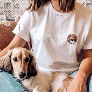 Troppotogo Custom Pet Animal T-shirt Cartoon Style Gift Photo Troppotogo Custom Pet Animal T-shirt Cartoon Style Gift Photo