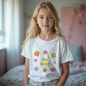 Firebox Personalised Children’s T-Shirt with Flowers and Text Firebox Personalised Children’s T-Shirt with Flowers and Text