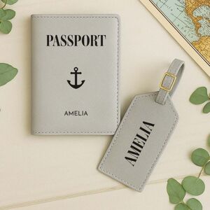 Firebox Personalised Passport Cover and Luggage Tag Firebox Personalised Passport Cover and Luggage Tag