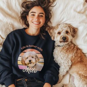 Firebox Personalised Retro Pet Sweatshirt Firebox Personalised Retro Pet Sweatshirt