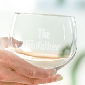 Firebox Personalised Ginfather Gin Glass Firebox Personalised Ginfather Gin Glass