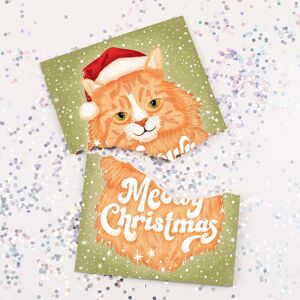 Firebox Endless Meowy Christmas Card Firebox Endless Meowy Christmas Card