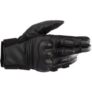 Alpinestars Phenom Leather Motorcycle Gloves - Medium - Black / Black, Black  - Black