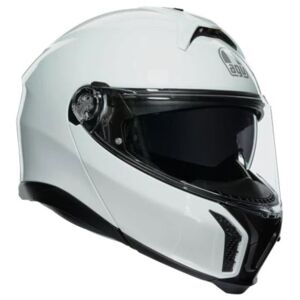 AGV Tour Modular Plain Motorcycle Helmet - L (60cm), Stelvio White, White  - White