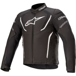 Alpinestars T-Jaws V3 Waterproof Textile Motorcycle Jacket - Large - Black / White, Black/white  - Black/white