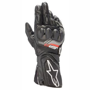 Alpinestars SP-8 V3 Motorcycle Gloves - Large - Black, Black  - Black