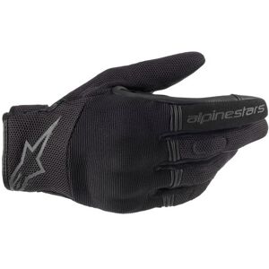 Alpinestars Copper Motorcycle Gloves - Medium - Black, Black  - Black