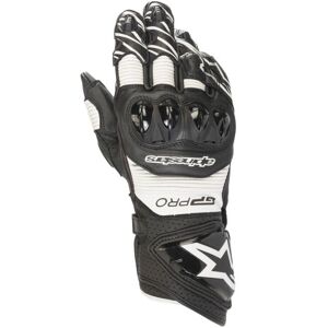 Alpinestars GP Pro R3 Leather Motorcycle Gloves - Large - Black / White, Black/white  - Black/white
