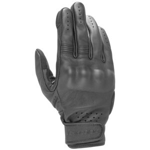 Alpinestars Dyno Motorcycle Leather Gloves - Medium - Black / Black, Black  - Black