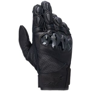 Alpinestars Celer V3 Leather Motorcycle Gloves - 2X-Large - Black / Black, Black  - Black