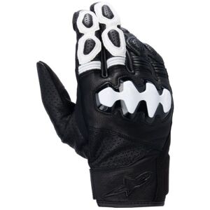 Alpinestars Celer V3 Leather Motorcycle Gloves - Large - Black / White, Black/white  - Black/white