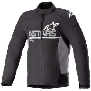 Alpinestars SMX Waterproof Textile Motorcycle Jacket - Large - Black / Dark Grey, Black/grey  - Black/grey