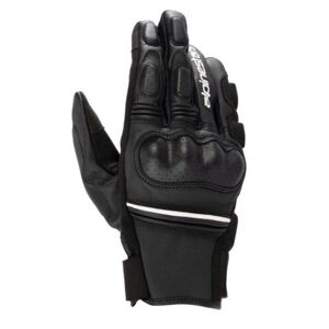 Alpinestars Phenom Leather Motorcycle Gloves - Medium - Black / White, Black/white  - Black/white
