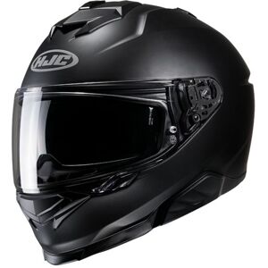 HJC i71 Plain Motorcycle Helmet - Matt Black - Small (55-56cm), Black  - Black