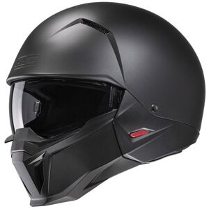 HJC i20 Plain Motorcycle Helmet - S (55-56cm), Matte Black, Black  - Black