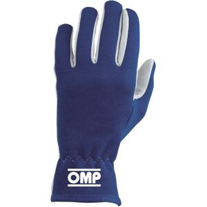 OMP New Rally Race Gloves - L  - Blue