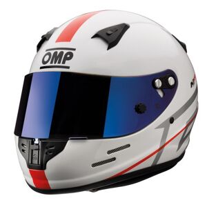 OMP KJ-8 EVO Kart Helmet - Size: Large (58-59cm)  - White