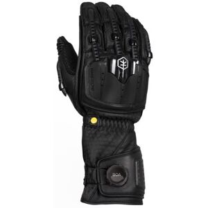 Knox Handroid MK V (MK5) Leather Motorcycle Gloves - Medium - Black, Black  - Black