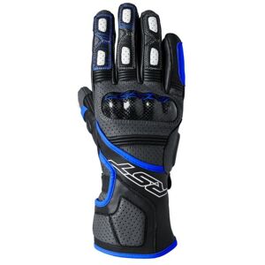 RST 3179 Fulcrum Leather Motorcycle Gloves - Small - Grey / Blue / Black, Black/blue/grey  - Black/blue/grey