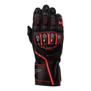 RST 3033 S1 Leather Motorcycle Gloves - Large - Black / Grey / Red, Black/grey/red  - Black/grey/red