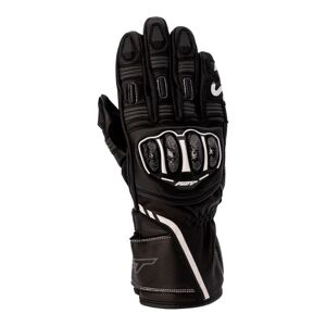 RST 3060 S1 Ladies Leather Motorcycle Gloves - X-Large - Black / White, Black/white  - Black/white
