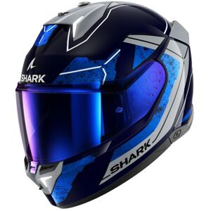 Shark Skwal I3 Graphic Motorcycle Helmet - RHAD Blue / Grey - M (57-58cm), Blue  - Blue