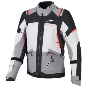 Alpinestars Stella Andes V4 Drystar Ladies Textile Motorcycle Jacket - Dark Grey / Ice Grey / Black / Fluo Coral, 2XL, Black/grey/pink - Black/grey/pink Alpinestars Stella Andes V4 Drystar Ladies Textile Motorcycle Jacket - Dark Grey / Ice Grey / Black / Fluo Coral, 2XL, Black/grey/pink - Black/grey/pink
