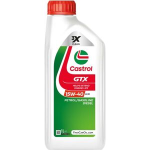 Castrol GTX 15W40 A3/B3 Engine Oil - 15W40, 1 litre Bottle