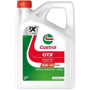 Castrol GTX 15W40 A3/B3 Engine Oil - 15W40, 1 litre Bottle