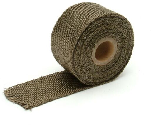 Design Engineering Titanium Exhaust Wrap - 2 Inch Wide - 15 Foot Roll, Brown  - Brown