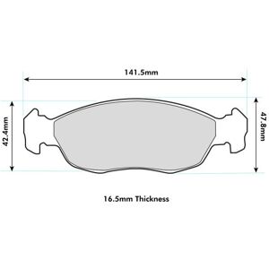 FERODO FCP876H Brake Pads Kit - Sport Track Use FERODO FCP876H Brake Pads Kit - Sport Track Use