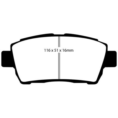 EBC Yellowstuff Brake Pads - High Performance for Street & Track EBC Yellowstuff Brake Pads - High Performance for Street & Track
