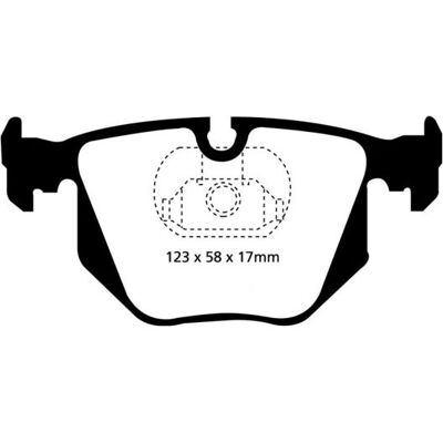 EBC Redstuff Brake Pads - Sport, Low Dust EBC Redstuff Brake Pads - Sport, Low Dust