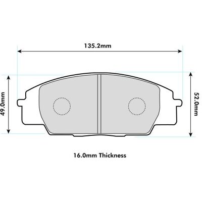 Ferodo DS3000 Brake Pads - Front Pad Set Ferodo DS3000 Brake Pads - Front Pad Set
