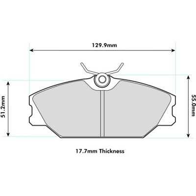 Ferodo FCP406H Racing Brake Pads - Performance for Street & Track Ferodo FCP406H Racing Brake Pads - Performance for Street & Track