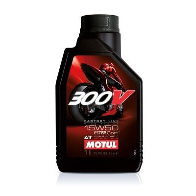 Motul 300V Ester 4T 15w50 Motorcycle Oil - Racing Motul 300V Ester 4T 15w50 Motorcycle Oil - Racing