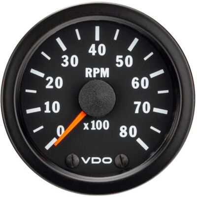 Continental/VDO 333-015-010K Tachometer - Measurement range: 1 to 8000 /min Continental/VDO 333-015-010K Tachometer - Measurement range: 1 to 8000 /min