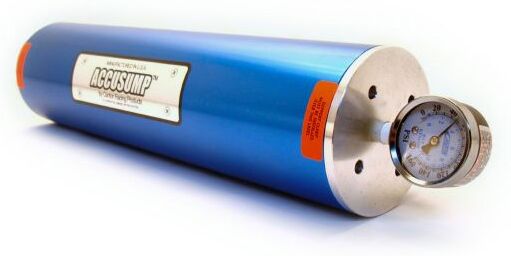 Canton Accusump Oil Pressure Accumulators (Reservoir) / Pre-Oiler - 3 Quart, 4 1/4 Inch Diameter 16 Inch Long