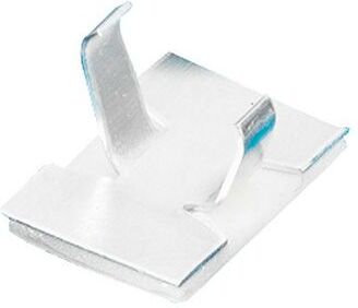 Auto Marine Self Adhesive Aluminium Cable Clips - 6mm Cable - Pack of 250