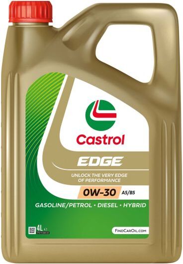 Castrol Edge 0W30 A5/B5 Synthetic Engine Oil - 0W30 A5/B5, 4 Litre
