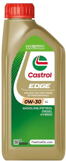 Castrol Edge High Performance Synthetic 0W30 LL Engine Oil - 1 Litre