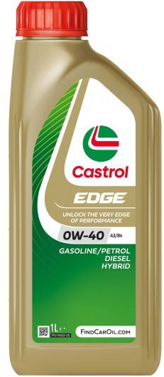 Castrol Edge 0W40 A3/B4 Synthetic Engine Oil - 0W40 A3/B4, 1 Litre